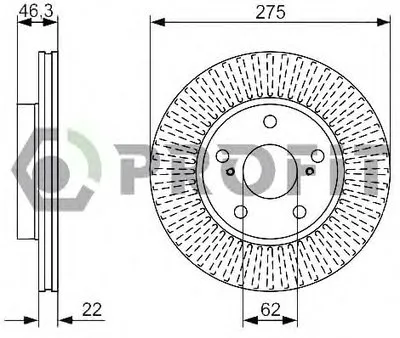 Тормозной диск PROFIT купить