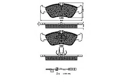 Комплект тормозных колодок, дисковый тормоз SPIDAN купить