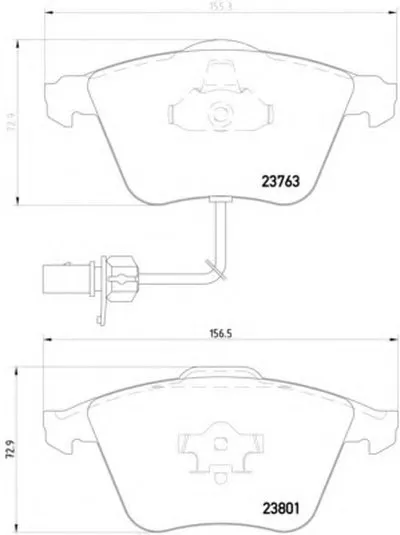 Комплект тормозных колодок, дисковый тормоз HELLA купить