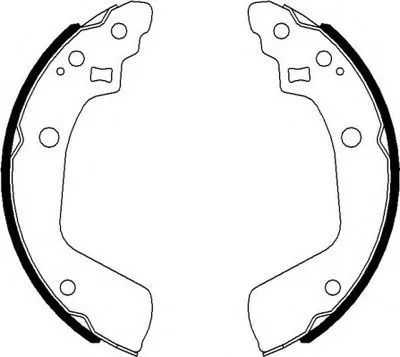 Комплект тормозных колодок HELLA купить
