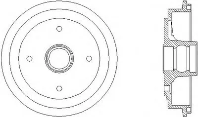 Тормозной барабан HELLA купить