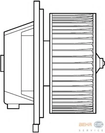 Вентиляция салона BEHR HELLA SERVICE HELLA купить