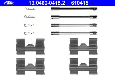 Комплектующие, колодки дискового тормоза ATE купить