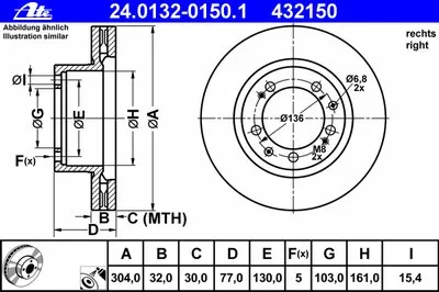 Тормозной диск ATE купить
