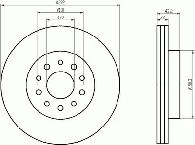 Тормозной диск PRO TEXTAR купить