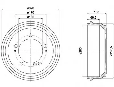 Тормозной барабан MINTEX купить