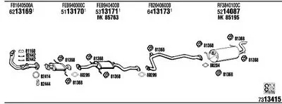 Система выпуска ОГ WALKER купить