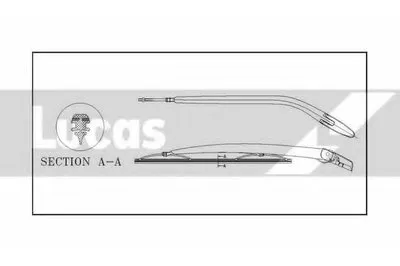 Щетка стеклоочистителя LUCAS ELECTRICAL купить