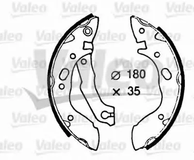 Комплект тормозных колодок VALEO купить