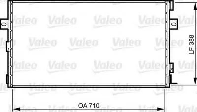 Конденсатор, кондиционер VALEO купить