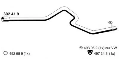 Труба выхлопного газа ERNST купить