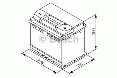 Стартерная аккумуляторная батарея; Стартерная аккумуляторная батарея S5 BOSCH купить