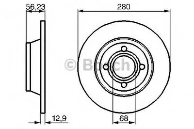 Тормозной диск BOSCH купить