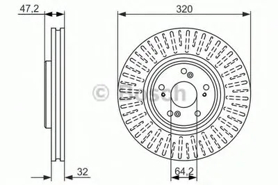 Тормозной диск BOSCH купить
