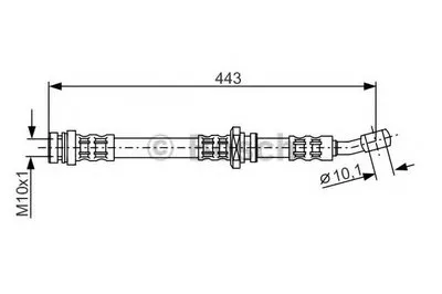 Тормозной шланг BOSCH купить