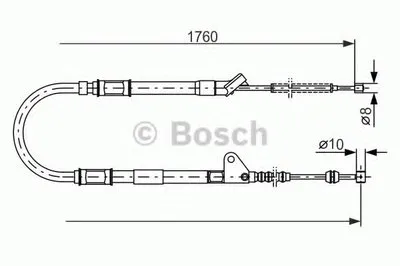 Трос, стояночная тормозная система BOSCH купить