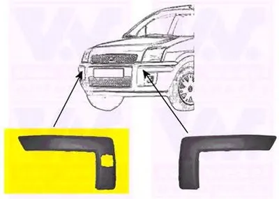 Облицовка, бампер VAN WEZEL купить