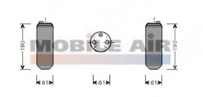 Осушитель, кондиционер VAN WEZEL купить