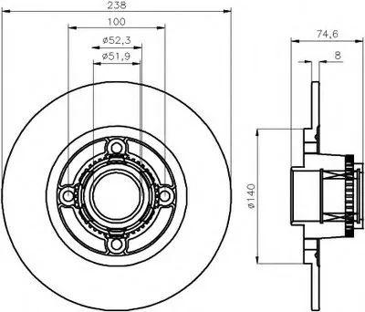 Тормозной диск MINTEX купить