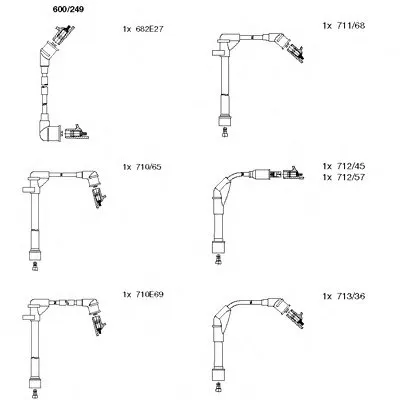Комплект проводов зажигания BREMI купить