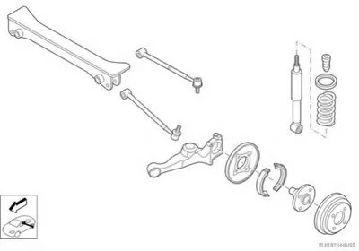 Рулевое управление; Подвеска колеса HERTH+BUSS JAKOPARTS купить