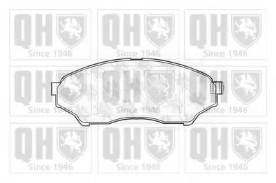 Комплект тормозных колодок, дисковый тормоз QUINTON HAZELL купить