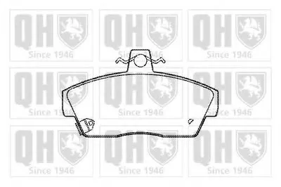 Комплект тормозных колодок, дисковый тормоз QUINTON HAZELL купить