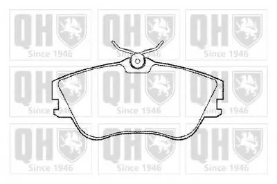 Комплект тормозных колодок, дисковый тормоз QUINTON HAZELL купить