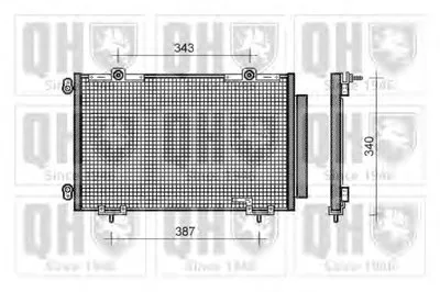 Конденсатор, кондиционер QUINTON HAZELL купить