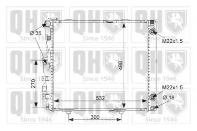 Радиатор, охлаждение двигателя QUINTON HAZELL купить