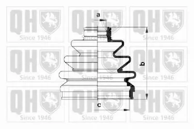 Комплект пылника, приводной вал QUINTON HAZELL купить