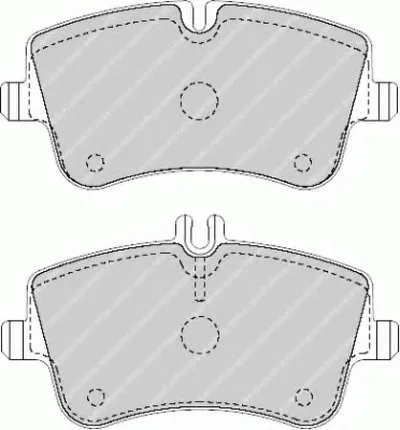 Комплект тормозных колодок, дисковый тормоз PREMIER FERODO купить