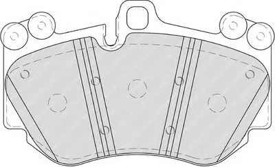 Комплект тормозных колодок, дисковый тормоз PREMIER FERODO купить
