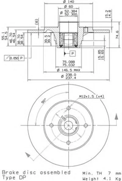 Тормозной диск BEARING DISC LINE AP купить
