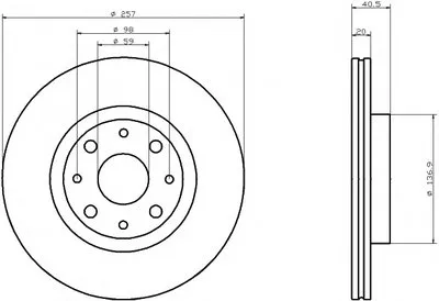 Тормозной диск MINTEX купить