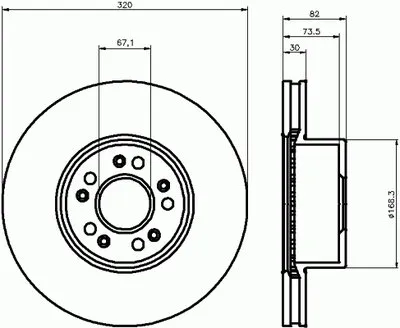 Тормозной диск MINTEX купить