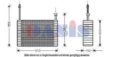 Испаритель, кондиционер AKS DASIS купить