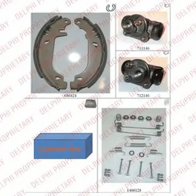 Комплект тормозных колодок DELPHI купить