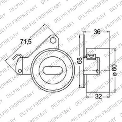 Комплект ремня ГРМ DELPHI купить