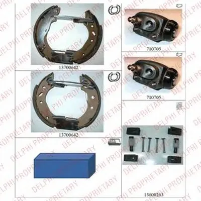 Комплект тормозных колодок DELPHI купить