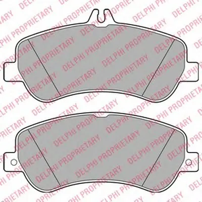 Комплект тормозных колодок, дисковый тормоз DELPHI купить