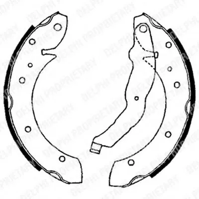 Комплект тормозных колодок DELPHI купить