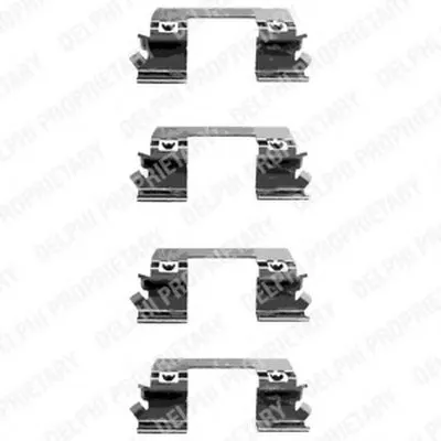 Комплектующие, колодки дискового тормоза DELPHI купить