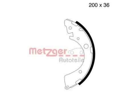 Комплект тормозных колодок METZGER купить