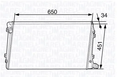 Радиатор, охлаждение двигателя MAGNETI MARELLI купить