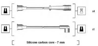 Комплект проводов зажигания MAGNETI MARELLI купить