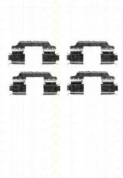Комплектующие, колодки дискового тормоза TRISCAN купить