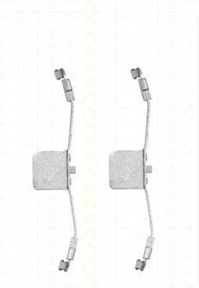 Комплектующие, колодки дискового тормоза TRISCAN купить