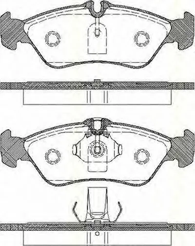 Комплект тормозных колодок, дисковый тормоз TRISCAN купить