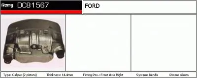 Тормозной суппорт Remanufactured REMY (Multiline) DELCO REMY купить